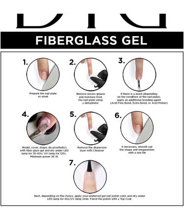 Didier Lab - Premium Fiber Glass Solid Builder Gel for Nails - Hard Gel Builder for Extension - Nail Strengthener - LED UV Builder Gel for Nails - Split Nail Repair - Nail Hardener Gel - 15 ml 15 ml (Pack of 1) Fiber Glass Gel - Buy Online on GoSupps.com