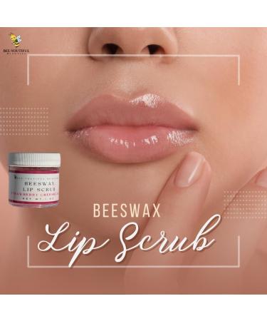 Bee-Youtiful Beauties Coconut Vanilla Peach Lip Scrub | Moisturizing & Exfoliating Lip Scrub for Dry Lips - Buy Online on GoSupps.com