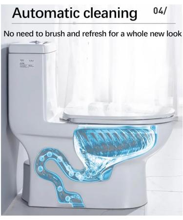 Toilet Cleaner Super Powerful Effective Bathroom/WC Descaler Cleans Toilet Bowl & Under Loo Rim Limescale & Stain Remover Deodorizing and Removin Household Use Toilet Cleaner (12pcs) - Buy Online on GoSupps.com