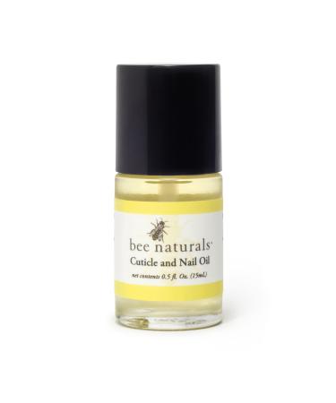 Bee Naturals Nail and Cuticle Oil - Nail Oil for Repairing Cuticles - Treats Splitting, Dryness, Hangnails - Revitalizes and Softens with Vitamin E - Lavender, Lemon, Tea Tree Scent