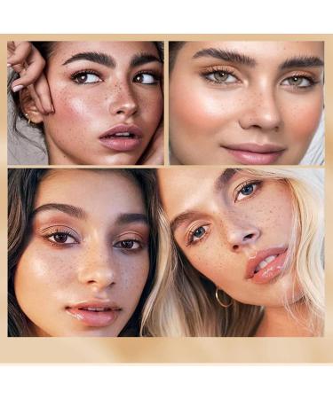 Natural Lifelike Fake Freckles Makeup Pen - Long-Lasting & Waterproof - Sun-Kissed Skin - Dark Brown, Light Brown, Coffee, Chestnut - Buy Online on GoSupps.com