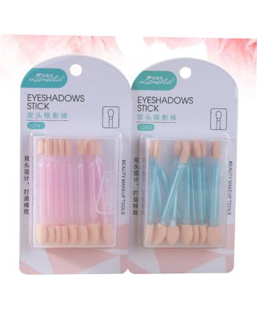 DOITOOL 24pcs Sponge Dual Sided Eyeshadow Brush Eye Shadow Applicator Makeup Brush Miss Make up Accessories - Buy Online on GoSupps.com