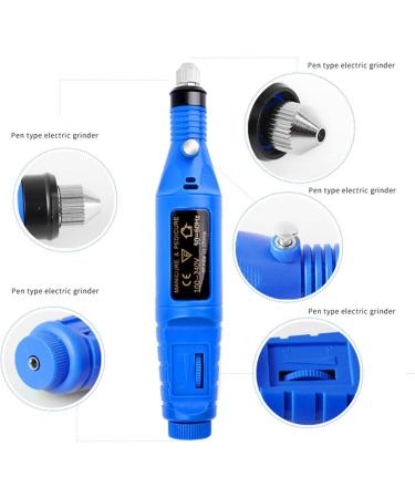 5 Professional Nail Drill Grinder Portable Nail Manicure Drill Set Hand Foot Care Tool for Nail Grind Trim Polish with 6 Pieces Attachments and Sanding Bands N 5 Pcs Usb-blue - Buy Online on GoSupps.com