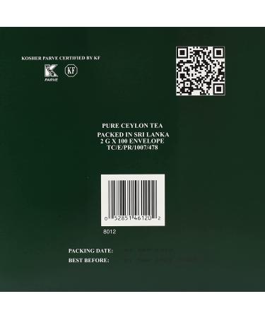 Sadaf Cardamom Tea Bags | Special Blend Ceylon Black Tea from Sri Lanka | 100 Bags (Pack of 1) - Buy Online on GoSupps.com