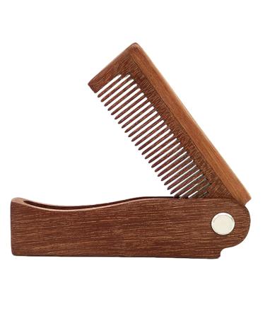 Bart Comb - Antistatic Beard Comb for Men | Portable Collapsible Wooden Pocket Comb - Buy Online on GoSupps.com