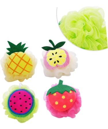 8 Pcs Mesh Sponge Shower Ball Soft Bath Pouf for Luxurious Cleansing | International Shipping Available - Buy Online on GoSupps.com