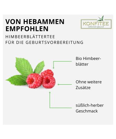 Organic Jumping Raspberry Leaf Tea 1000g - Pregnancy Tea for Birth Preparation | Vegan & Certified Bio Tea for Women | Perfect Gift for Expecting Mothers - Buy Online on GoSupps.com
