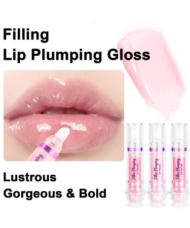 Shop 3 Colors Lip Plumping Booster - Ultra-Hydrating Gloss Lipstick & Oil for Fuller Lips | International Shipping Available - Buy Online on GoSupps.com