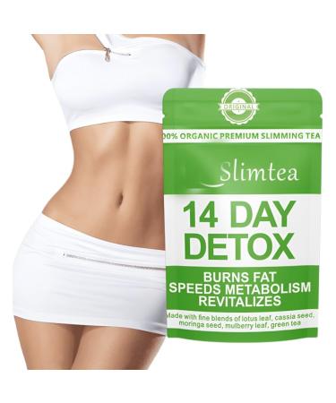 Tisane D toxifiante Minceur 14 Jours - Soutien Naturel For La Graisse Abdominale D tox Douce For Le Bien- tre Du Corps(1PCS)
