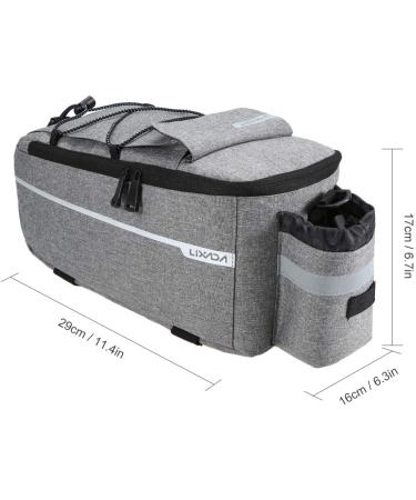 Lixada Insulated Bike Trunk Bag - Rear Rack Storage Luggage & Cooler Shoulder Bag - Buy Online on GoSupps.com