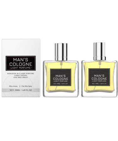 Pheromone Perfume for Men Long Lasting Eau De Parfum Cologne For Men Attraction Pheromone Infused Perfume for Men (2PCS)