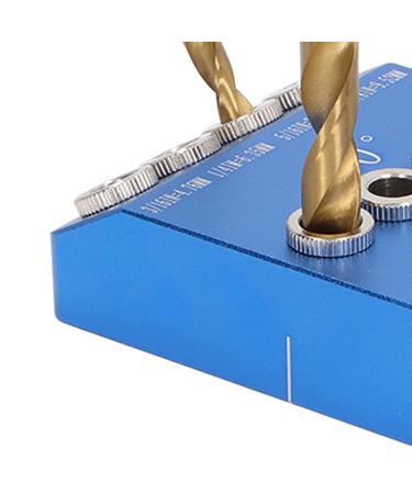 Angled Drill Jig 30 45 90 Degree Aluminum Alloy Drill Angle Guide Portable High Accuracy for Crafting - Buy Online on GoSupps.com