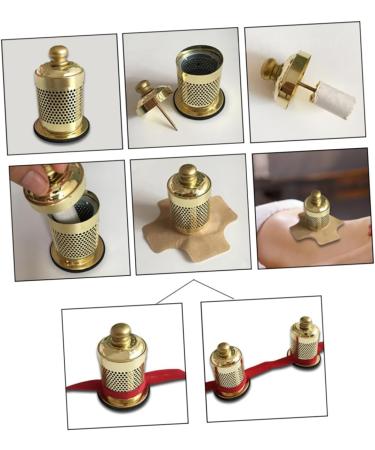 Homsfou 3 Series Moxibustion Box - Metal Moxa Sticks for Home Use | Copper Moxibustion Massager - Set of 3 (8x5.7cm) - International Shipping Available - Buy Online on GoSupps.com