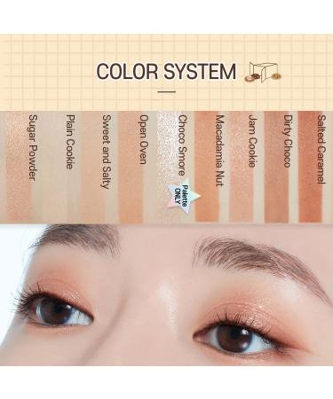 ETUDE Play Color Eyes Cookie Chips | 9 Shade Eyeshadow Palette - Daily Brown & Glitter Colors | Easy Blendable K-beauty Palette - Buy Online on GoSupps.com