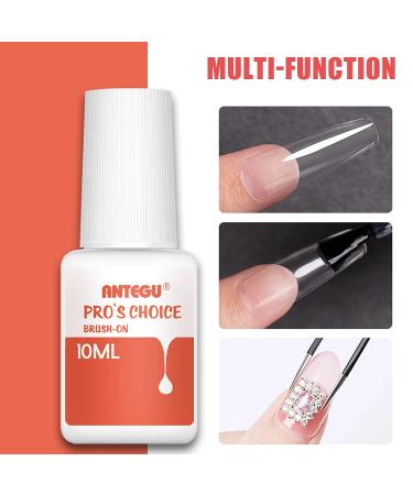10ml*4pcs Nail Glue for Acrylic Nails Adhesive - Super Bond for Press on Nails & Tips - Repair Cracked Natural Nails - Buy Online on GoSupps.com