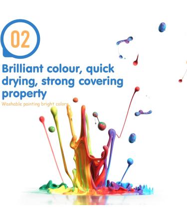 VIOLA HOUSE 6 Color Face & Body Paint Set for Adults | Halloween Cosplay Makeup Kit with 3 Blue Brushes - (04 Red) - Buy Online on GoSupps.com