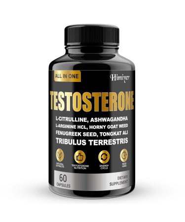 Himiyer Men s Daily Wellness Capsules Botanical & Amino Acid Supplement 60 Capsules