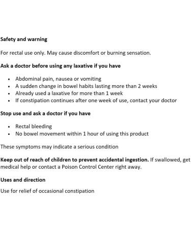 Fleet Laxative Liquid Glycerin Suppositories 4 Count - Fast Constipation Relief - Buy Online on GoSupps.com