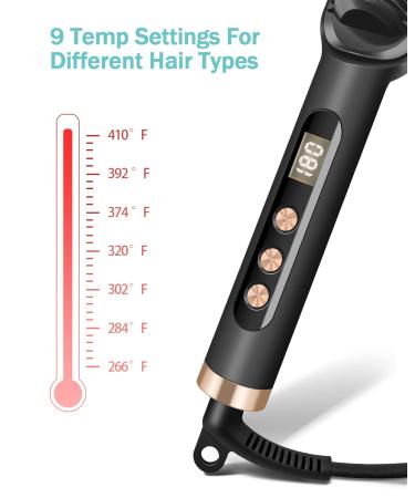 EZBASICS Ionic Hair Straightening Brush - 9 Heat Levels for Frizz-Free Silky Hair - Fast Heating & Anti-Scald - Professional Salon Results at Home - Buy Online on GoSupps.com