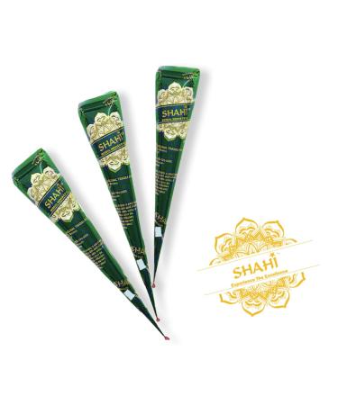 Shahi 100% Natural Henna Paste Cones - 28g Reddish Brown Hair Dye - Chemical Free, No PPD, Long-Lasting Color - 1 Pack (1.08 Ounce) - Buy Online on GoSupps.com