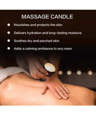 B & G Jasmine Massage Candle 6.5oz - Luxurious Aromatherapy Essential Oil for Relaxing Home Spa & Body Massage - Moisturizing Scented Candle - Buy Online on GoSupps.com