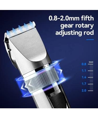 Professional Cordless Hair Clippers - Rechargeable Ceramic Blade Hair Cutting Tool with LED Display | ZJJY6528 - Buy Online on GoSupps.com