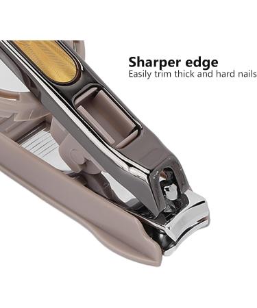 Nail Clipper With Magnifying Glass Portable Nail Clipper Heavy Duty Nail Cutter Smart Nail Clippers Magnifier Loupe Set for Seniors(grey) - Buy Online on GoSupps.com