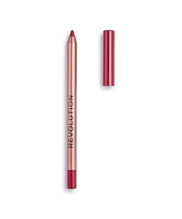 Makeup Revolution Satin Kiss Lip Liner - Long-Wearing Vegan & Cruelty-Free Pencil in Rose - Buy Online on GoSupps.com