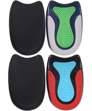 Unisex Heel Cushion - Nonslip Shock Absorbing Shoe Support Pads for TPE Pain Relief - 1 Pair - Buy Online on GoSupps.com