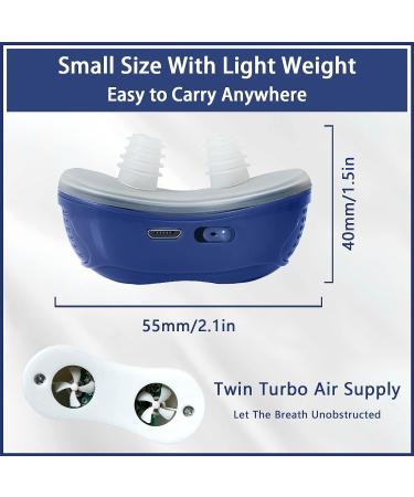 Smart Anti Snoring Device - Adjustable Stopper for Snore Relief | Advanced Nasal Ventilation | Silicone Material | Comfortable & Safe | White 55 x 40mm - Buy Online on GoSupps.com
