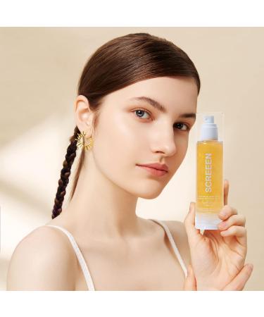 Sunshield Body Glow SPF 50 - Glitter Gold Shimmer Sunscreen | Hydrating Sheer Formula | Sweat & Water Resistant | Vegan & Cruelty Free - Buy Online on GoSupps.com