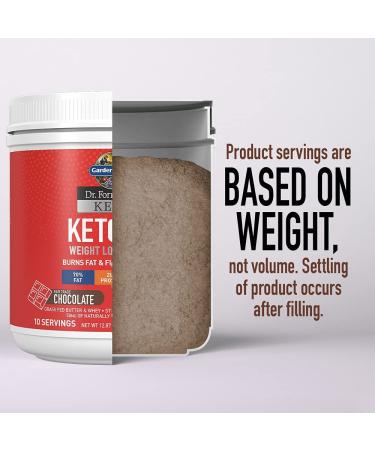 Buy Garden of Life Dr. Formulated Keto Fit Weight Loss Shake - Chocolate 12.87 oz | Keto-Friendly Protein Shake - Buy Online on GoSupps.com