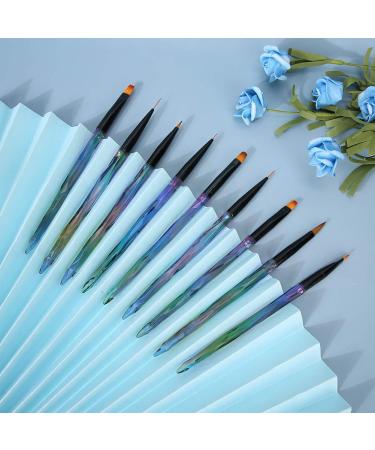 9PC Nail Art Kit: Pens Brushes Dots & Marking Tools for DIY Designs - Buy Online on GoSupps.com