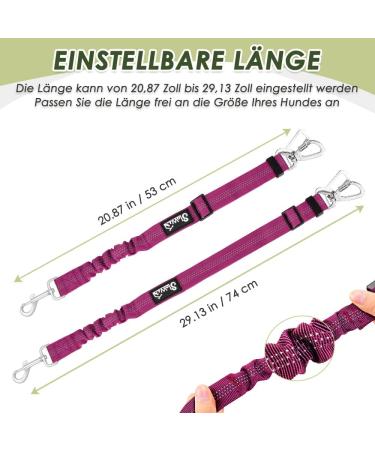 Eyin Dog Harness with Seat Belt for Car - Adjustable & Breathable 2 Carabin Hooks Pink Size S - Child Safety Seat or Trunk Use - Buy Online on GoSupps.com