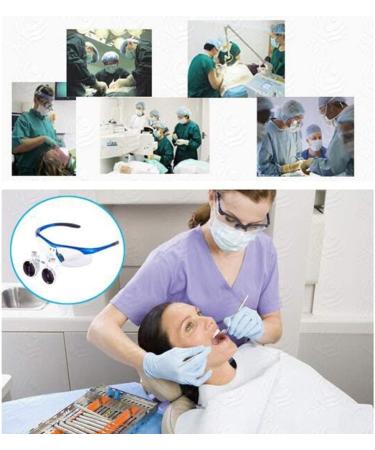 Magnifier 3.5X 420mm Dental Surgery Magnifying Glass Binocular Loupe handsfree Headband Magnifier with Handy Carry Case for Hobby Electricians Jewelers Sewing Craft Bea - Buy Online on GoSupps.com