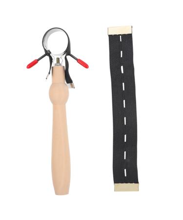 Lurrose 1 set of moxibusion stands Hand massage devices Moxibusion Kegelbrenner Rollstock Body care tool Kegel burner tank Moxibusion tool burning skin care holder elastic sleeve black 18.2x3cm