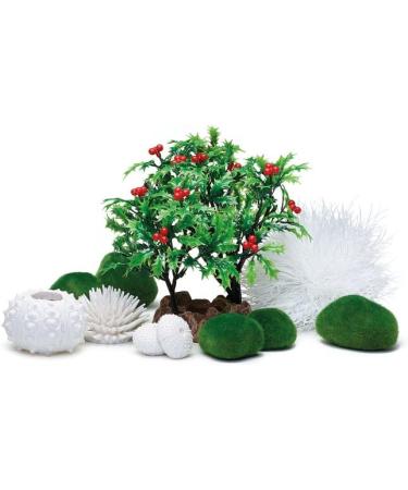 Biorb 55025 Decor Set 15L - Realistic Aquatic Plants Roots & Stones for Fresh & Saltwater Aquariums | Winter Collection - Buy Online on GoSupps.com