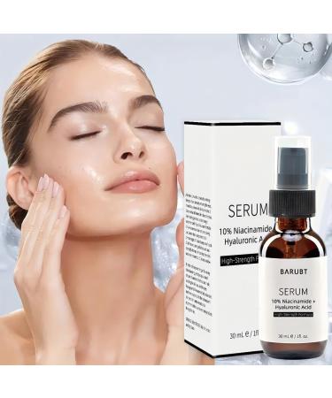 Hydrating Niacinamide Serum with Hyaluronic Acid - Lightweight Formula for Dry Skin Moisturizing & Brightening Glowing Skin - Buy Online on GoSupps.com