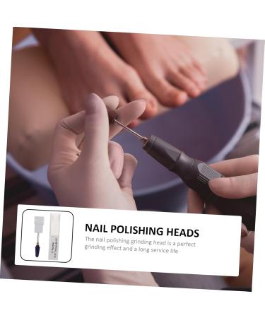 Ipetboom 1pc Nail Polisher Manicure Drill Tool Manicure Drill Bits Nail Grinding Head Nail Drill Heads Nail Salon Drill Bits Steel Nail Drill Bit White Tungsten Steel Cosmetic 7x1.5cm White - Buy Online on GoSupps.com