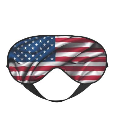 American Flag Eye mask Soft Elastic and Adjustable Nighttime Comfort Sleeping mask Suitable for Both Men and Women