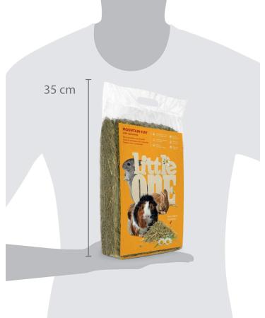 Little One Mountain Meadow Hay with Chamomile - 400g Pack - Premium Natural Pet Bedding for Rabbits & Small Animals - Buy Online on GoSupps.com