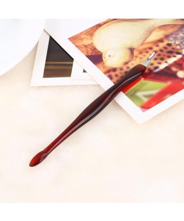 Cuticle Trimmer Pusher Dead Skin Nipper Remover Set with Stainless Steel V-Shaped Fork for Manicure/Pedicure - Buy Online on GoSupps.com