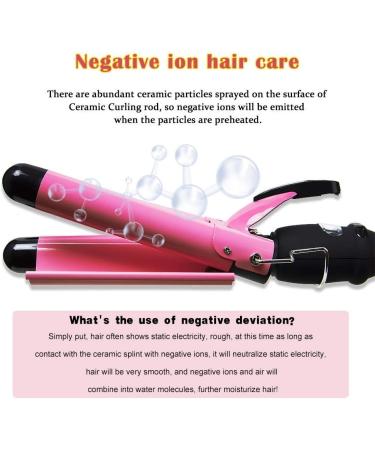 3 Barrel Curling Iron 25mm Professional Salon Ceramic Curling Iron VASLON Hair Waver Crimper Hair Iron - Beach Waves Curling Iron 1 Inch Hair Curling Iron Mermaid Hair Waver with LCD Temperature Display - Buy Online on GoSupps.com