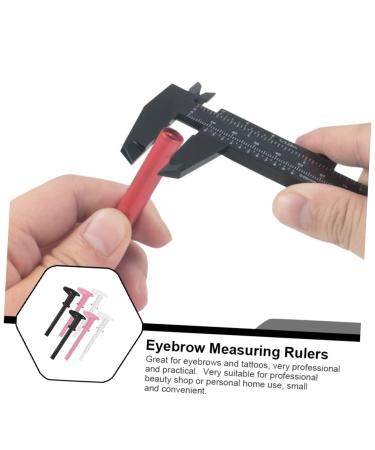 FOMIYES 18 Pcs Locating Rule Face Tools Digital Caliper Micrometer Eyebrow Measuring Rulers Mold Mini 1 count (Pack of 1) Assorted Colorx3pcs - Buy Online on GoSupps.com