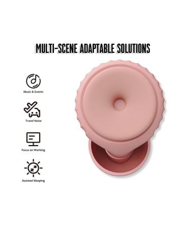 BNU Ear Plugs for Concerts - 2 Pairs Noise Cancelling Reusable High Fidelity Earplugs with 6 Tips (S/M/L) - Perfect for Work & Motorcycle Pink - Buy Online on GoSupps.com