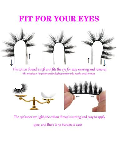Buy 5 Pairs 18mm 3D Mink Lashes - Fluffy Handmade Reusable Criss-Cross Thick Eyelashes | Bulk Pack (L077) - International Shipping Available - Buy Online on GoSupps.com