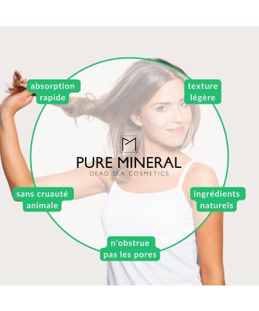 Pure Mineral - Hemp Hair Mask for Deeply Nourished Hair - Moisturizing Conditioning Dead Sea Minerals - Free of Sulfates Parabens Petrolates - 350ml - Buy Online on GoSupps.com