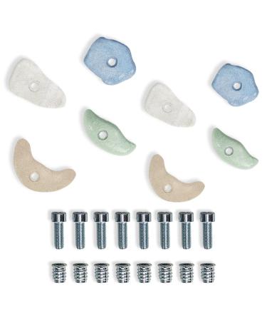 Mamoi climbing handles |Via ferrata for climbing wall |Climbing handles for children |4/8 pieces |Boulder stones |Including fastening material |CE |Made in EU