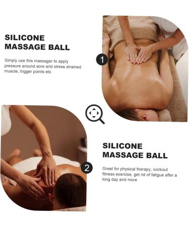 Sosoport Yoga Massage Ball - Self-Massage Roller & Vibration Body Massager for Legs Shoulders & More - Foam Acupressure Device (12x6.3cm) - International Shipping Available - Buy Online on GoSupps.com