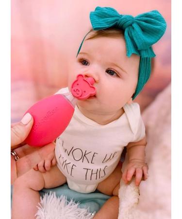 oogiebear Bear Pair - Safe Baby Booger Cleaner & Nose Sucker Duo | Bulb Aspirator & 2-in-1 Wax Cleaner | Latex & BPA Free - Blue - Buy Online on GoSupps.com